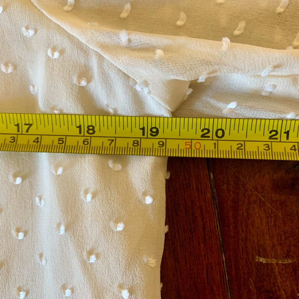 Madewell Swiss dot silk dress woman’s size medium - Picture 8 of 9